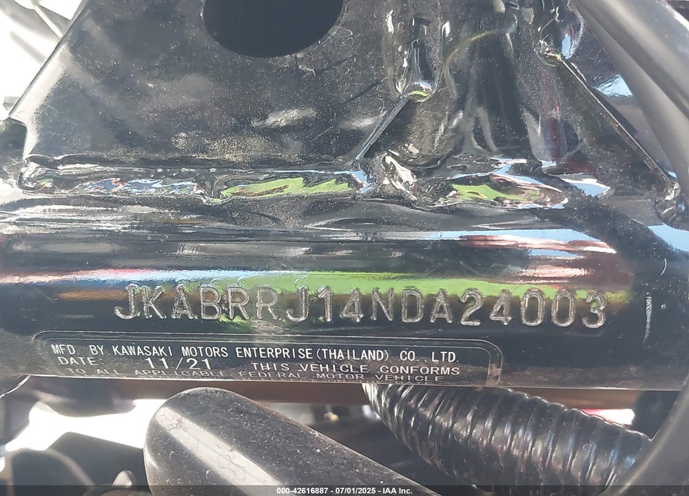 2022 KAWASAKI BR125 J VIN: JKABRRJ14NDA24003