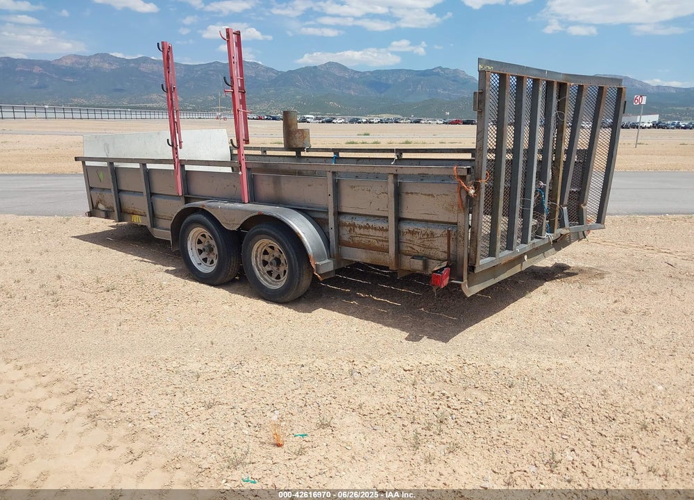 2003 BIG TEX TRAILER VIN: 16VUX162531E64077