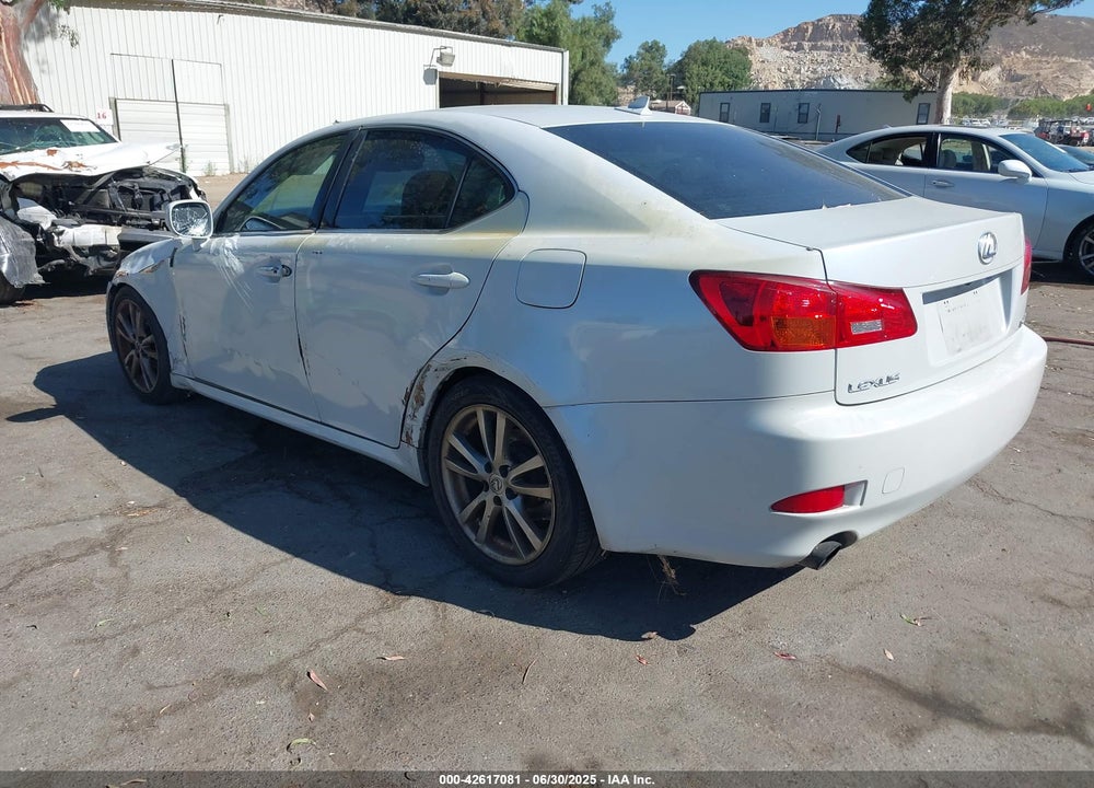 2008 LEXUS IS 250 VIN: JTHBK262085079206
