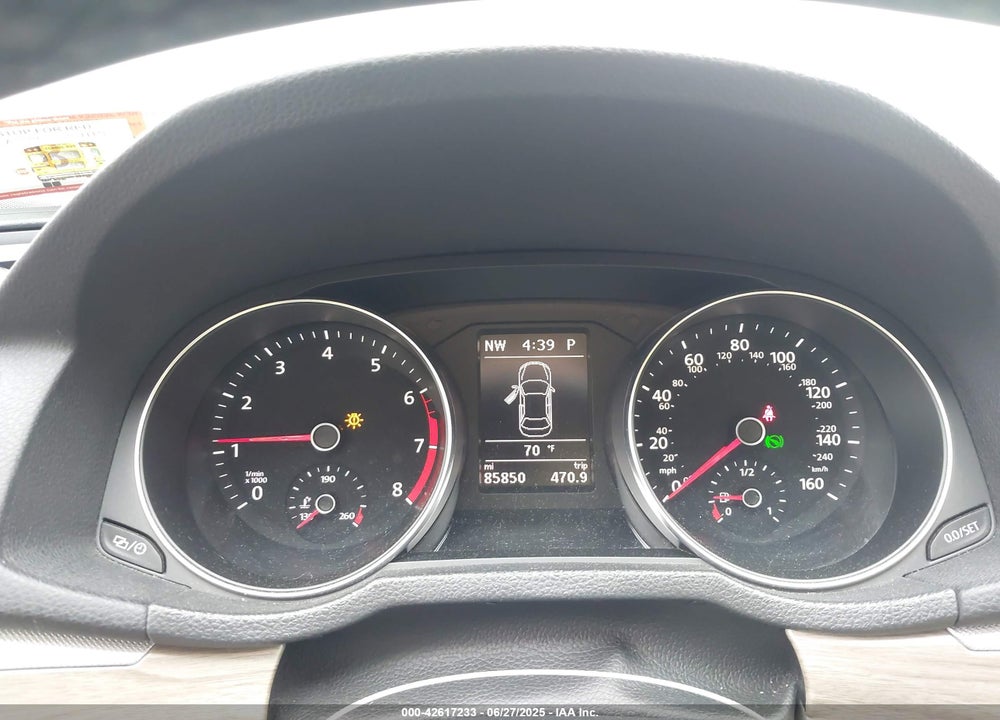 2016 VOLKSWAGEN PASSAT VIN: 1VWCS7A38GC026439