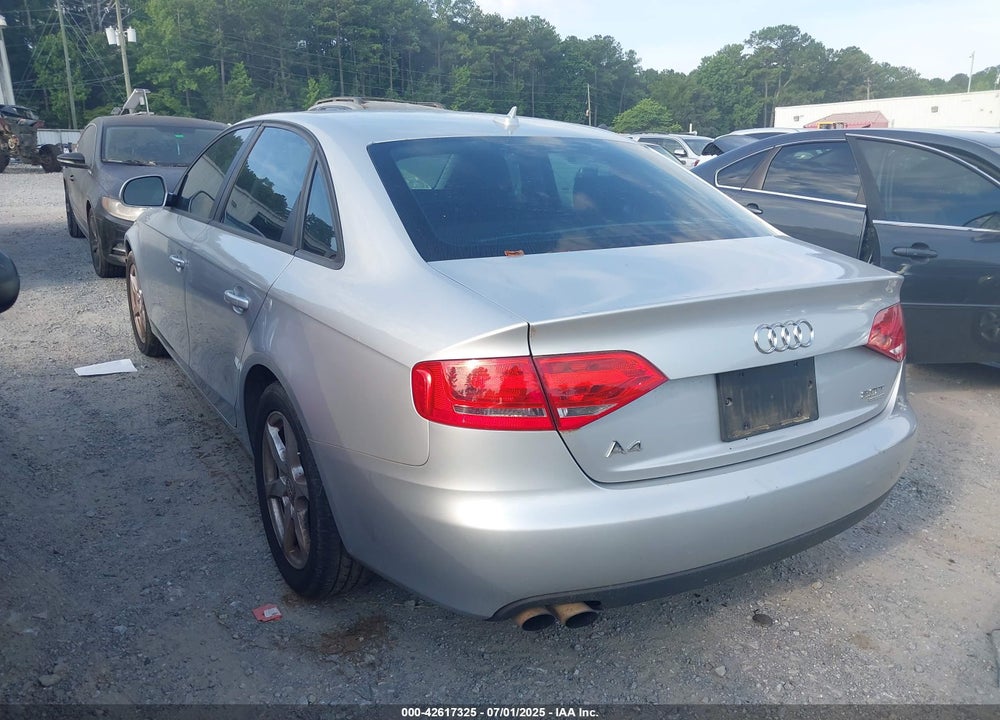 2009 AUDI A4 VIN: WAULF78K09N012978