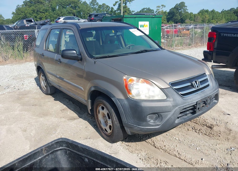 2005 HONDA CR-V LX VIN: SHSRD68505U301755