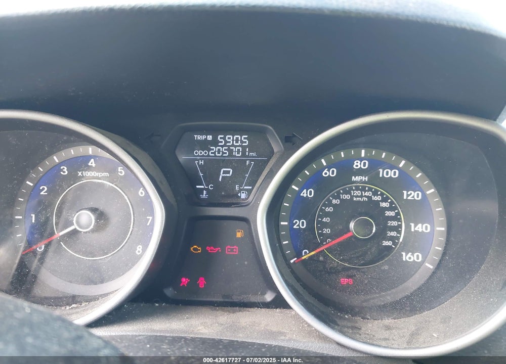 2011 HYUNDAI ELANTRA GLS (ULSAN PLANT) VIN: KMHDH4AE5BU123389