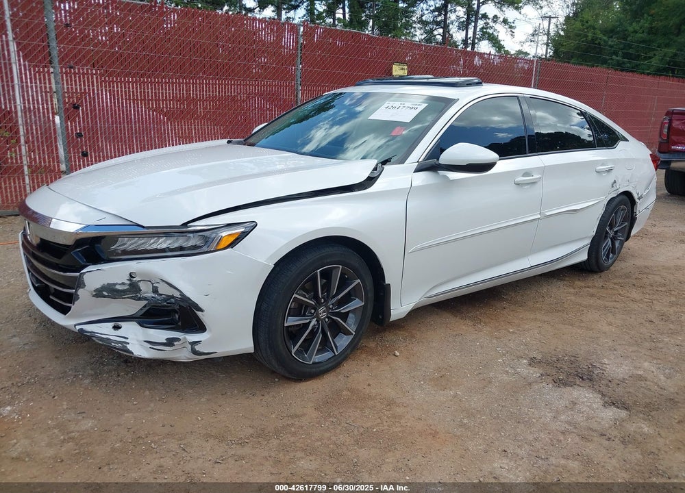 2021 HONDA ACCORD EX-L VIN: 1HGCV1F53MA099373