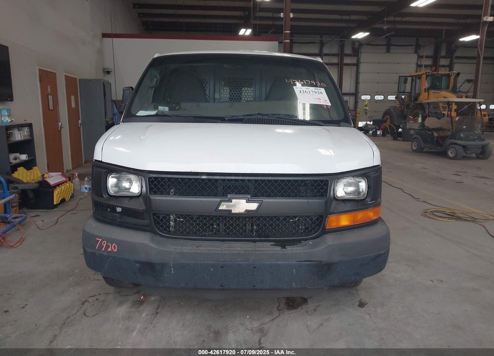 2013 CHEVROLET EXPRESS 2500 WORK VAN VIN: 1GCWGFBA8D1101785