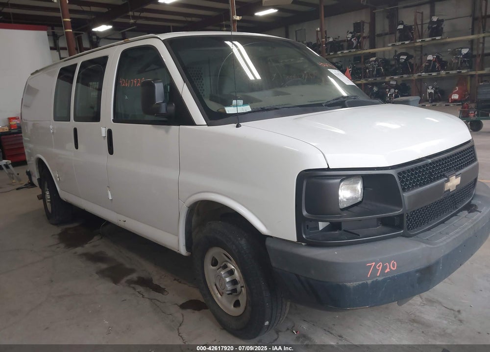 2013 CHEVROLET EXPRESS 2500 WORK VAN VIN: 1GCWGFBA8D1101785