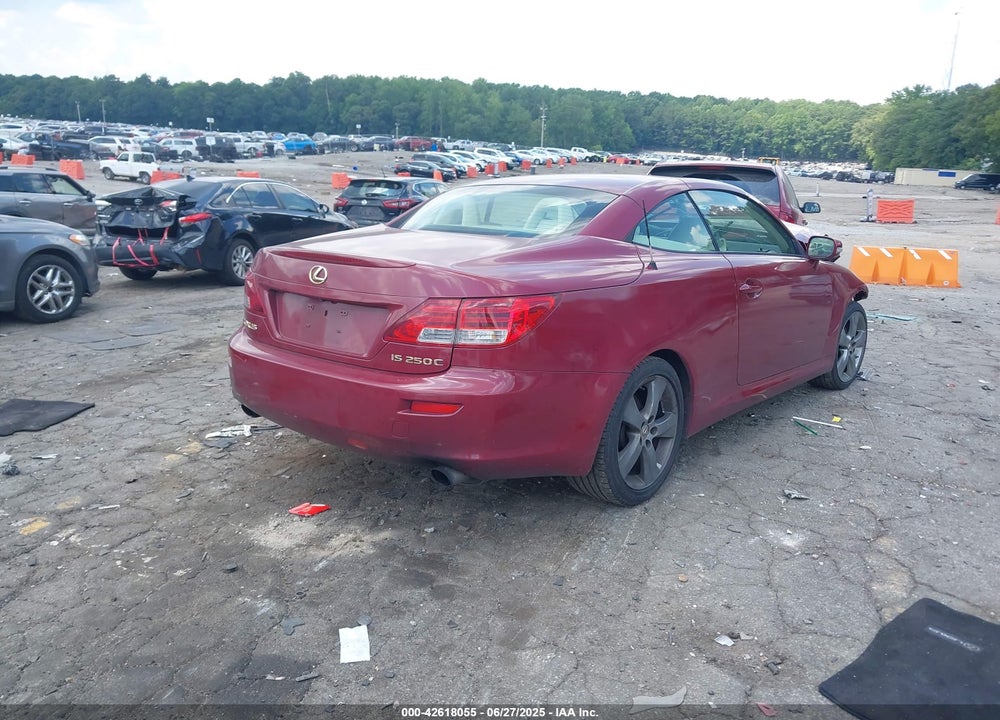 2010 LEXUS IS 250C VIN: JTHFF2C23A2504919