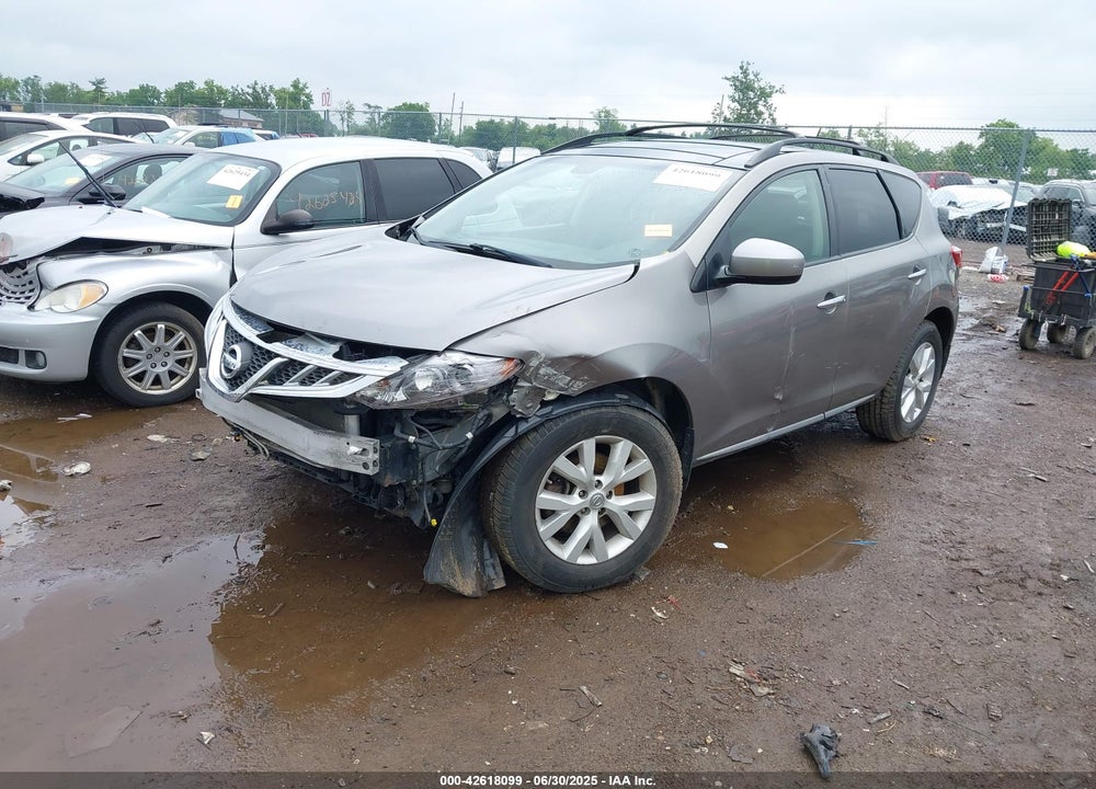 2011 NISSAN MURANO SL VIN: JN8AZ1MW3BW185180