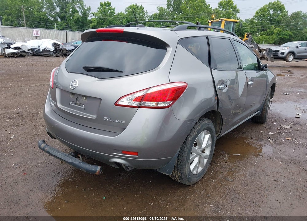 2011 NISSAN MURANO SL VIN: JN8AZ1MW3BW185180