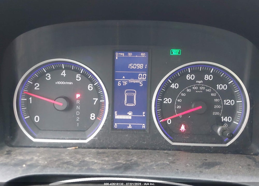 2011 HONDA CR-V VIN: 5J6RE3H5XBL036655
