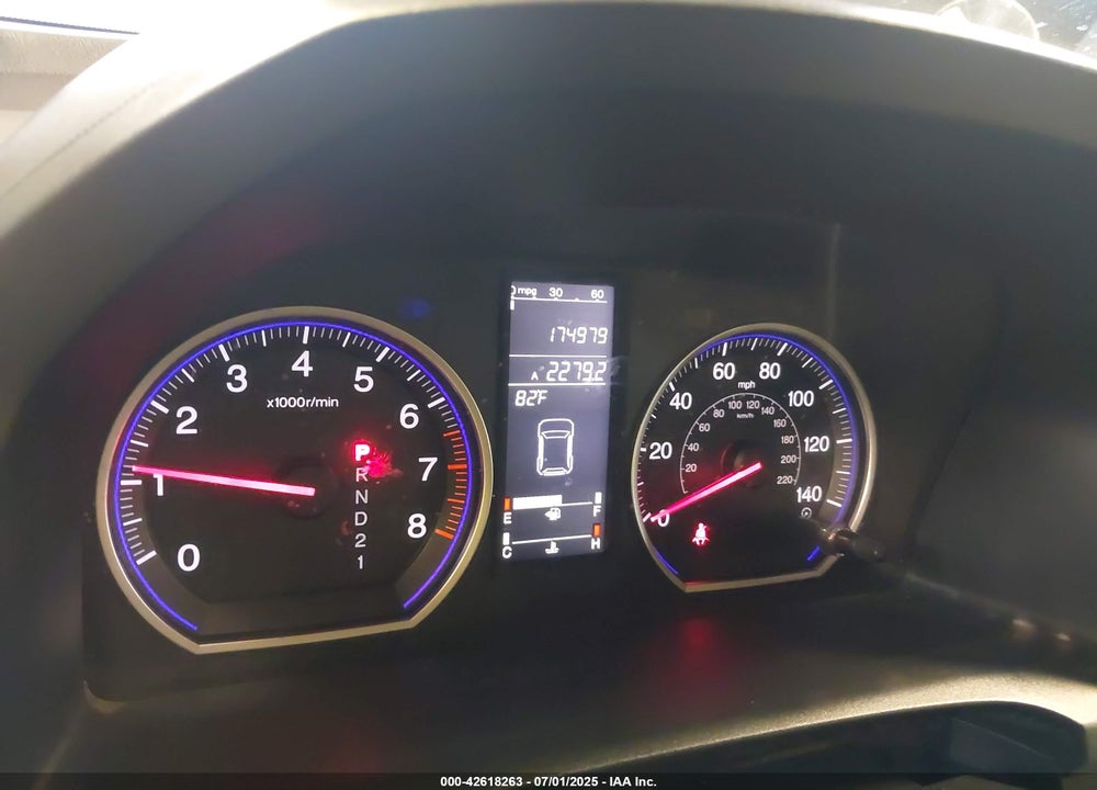 2007 HONDA CR-V EX-L VIN: JHLRE48787C050982