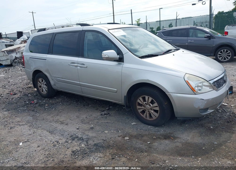 2012 KIA SEDONA LX VIN: KNDMG4C76C6436981