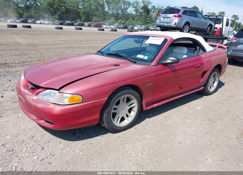 1996 FORD MUSTANG GT VIN: 1FALP45X1TF202228
