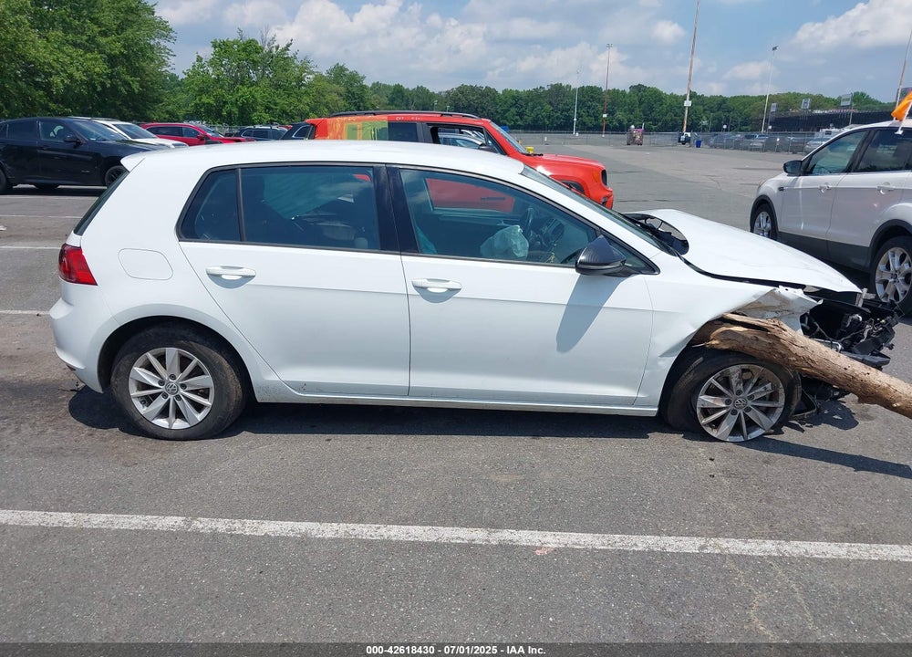 2015 VOLKSWAGEN GOLF TSI S 4-DOOR VIN: 3VW217AU8FM012478