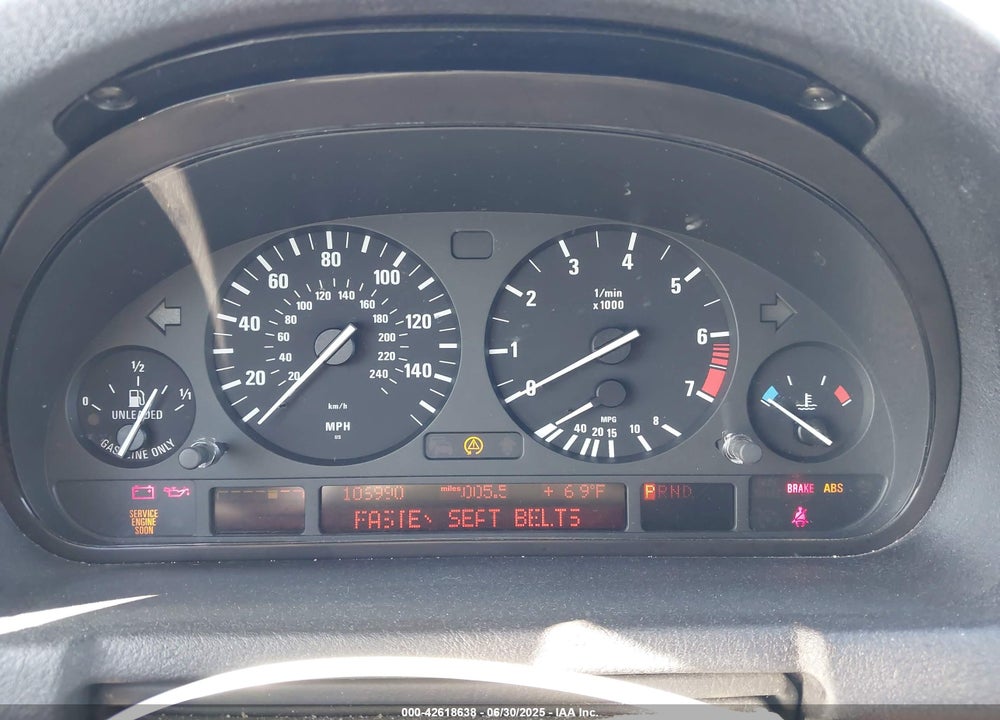 2003 BMW X5 3.0I VIN: 5UXFA53523LW27134