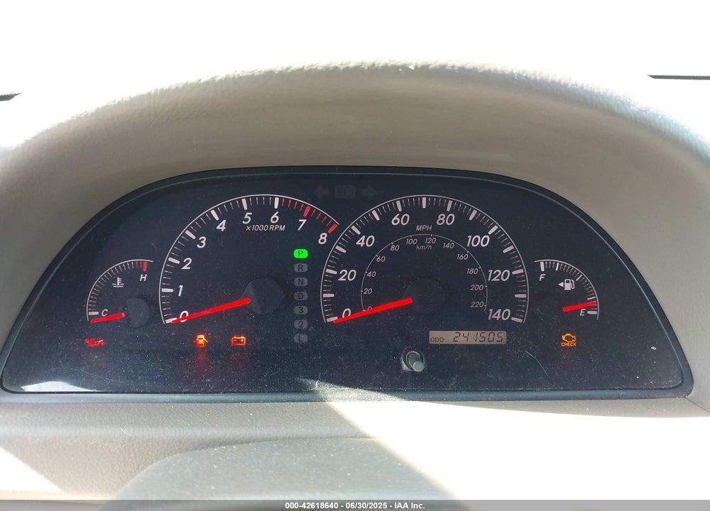 2005 TOYOTA CAMRY LE VIN: 4T1BE32K65U065389