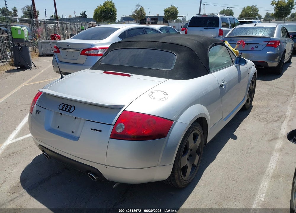 2001 AUDI TT QUATTRO VIN: TRUUT28N711022518