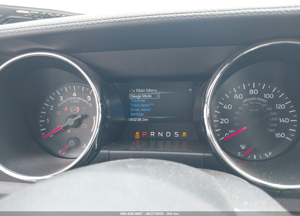 2015 FORD MUSTANG VIN: 1FA6P8AM1F5316868