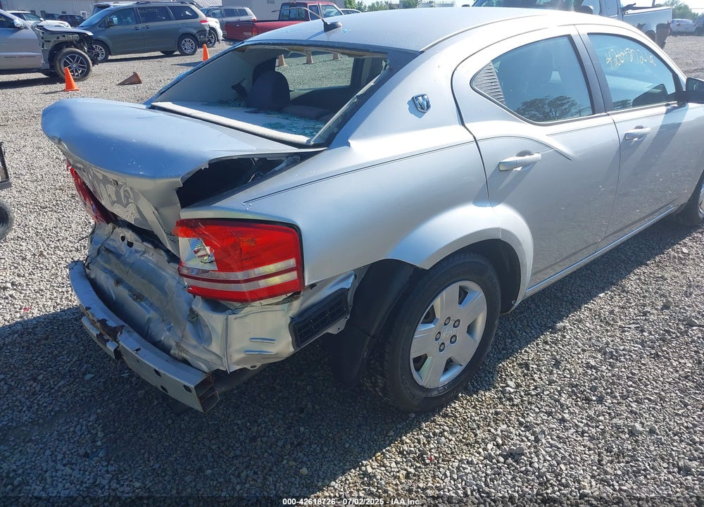 2010 DODGE AVENGER VIN: 1B3CC4FB6AN161608