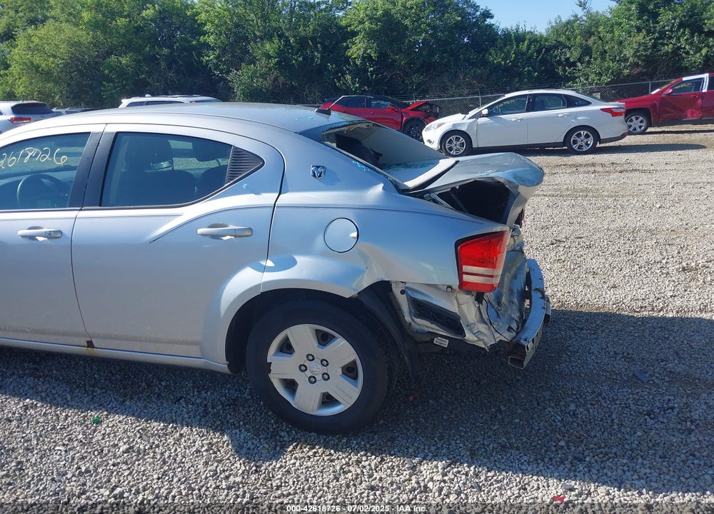 2010 DODGE AVENGER VIN: 1B3CC4FB6AN161608