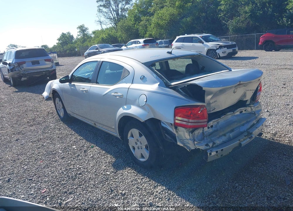 2010 DODGE AVENGER VIN: 1B3CC4FB6AN161608