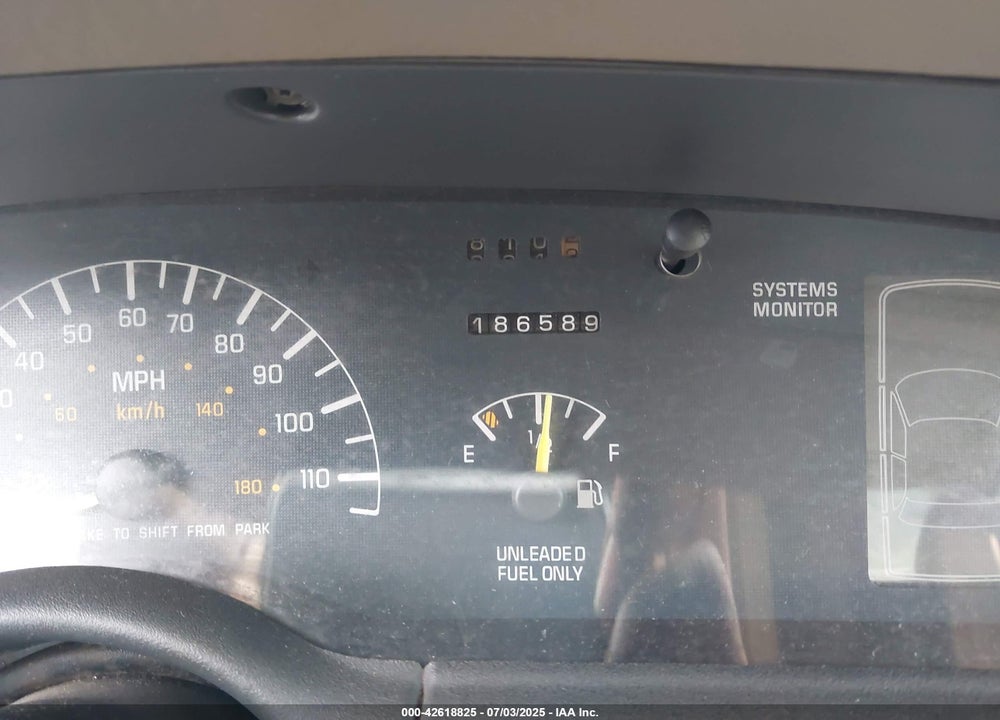 1999 PONTIAC BONNEVILLE VIN: 1G2HX52K0XH254138