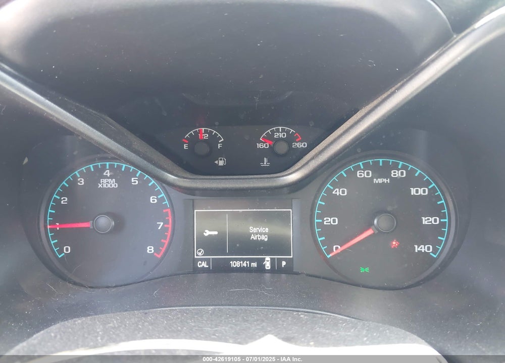 2015 CHEVROLET COLORADO VIN: 1GCGSBE33F1168032