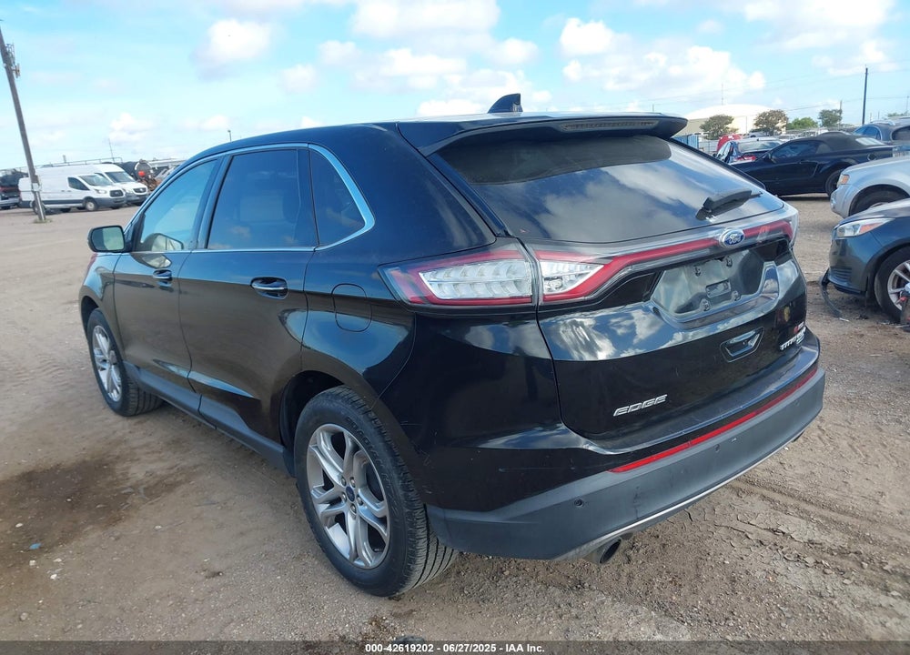 2016 FORD EDGE TITANIUM VIN: 2FMPK4K96GBB23866