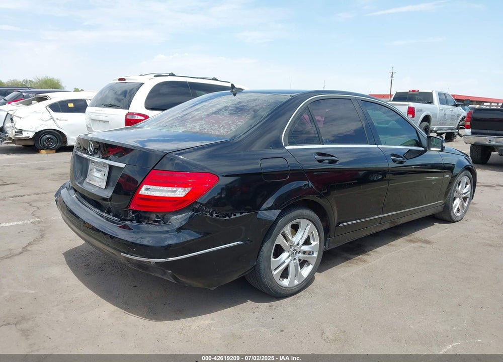 2012 MERCEDES-BENZ C CLASS VIN: WDDGF4HB3CR221172