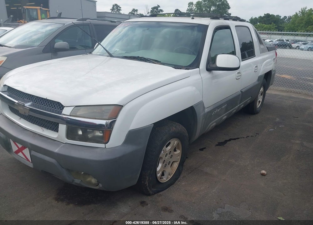 2002 CHEVROLET AVALANCHE 1500 VIN: 3GNEC13T92G185390
