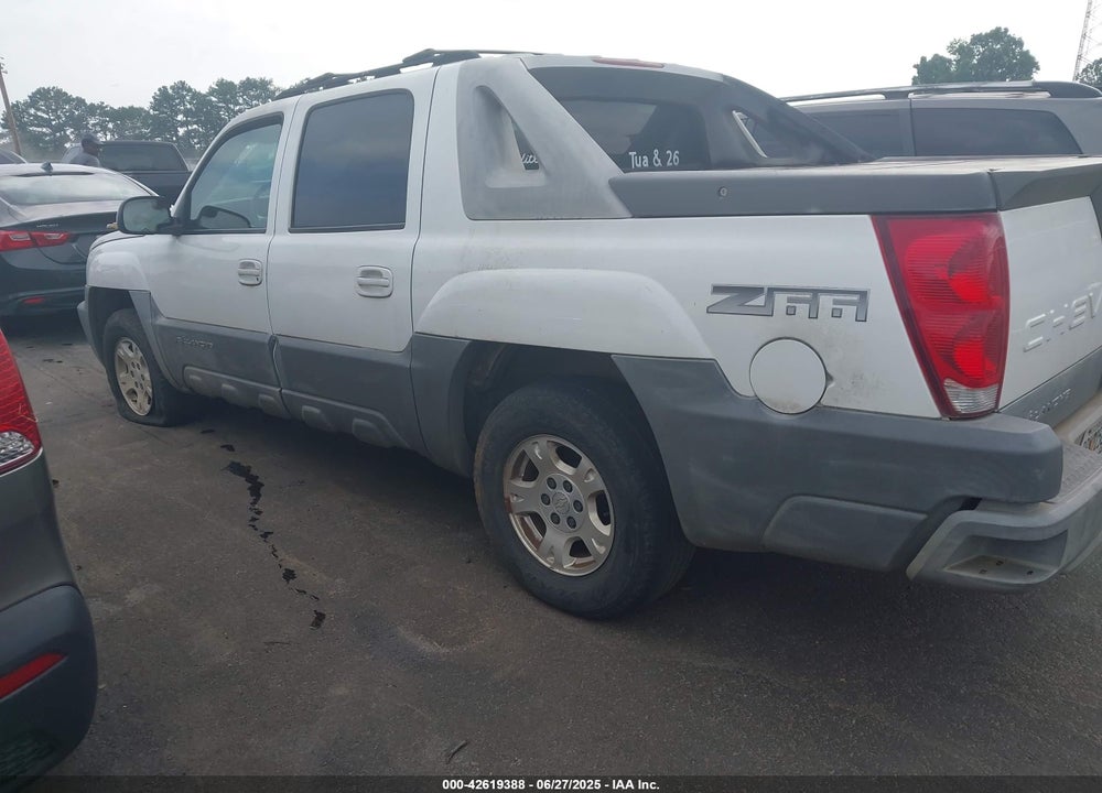 2002 CHEVROLET AVALANCHE 1500 VIN: 3GNEC13T92G185390