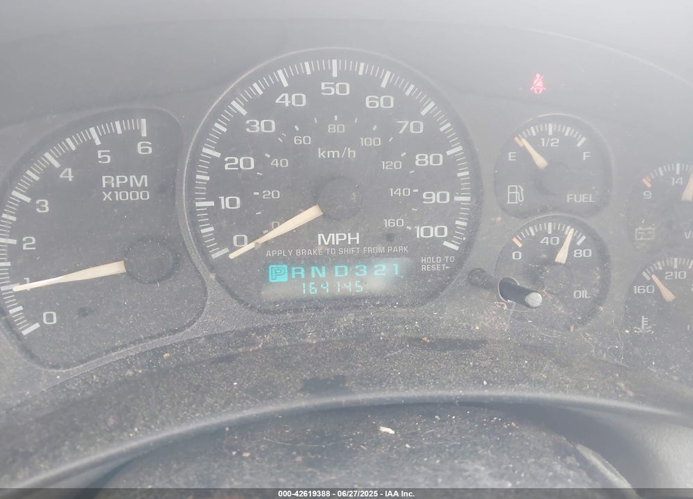 2002 CHEVROLET AVALANCHE 1500 VIN: 3GNEC13T92G185390