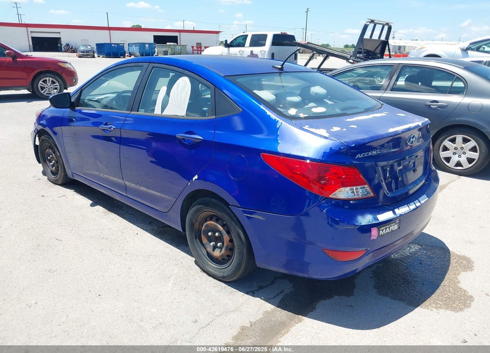 2013 HYUNDAI ACCENT VIN: KMHCT4AE7DU498410