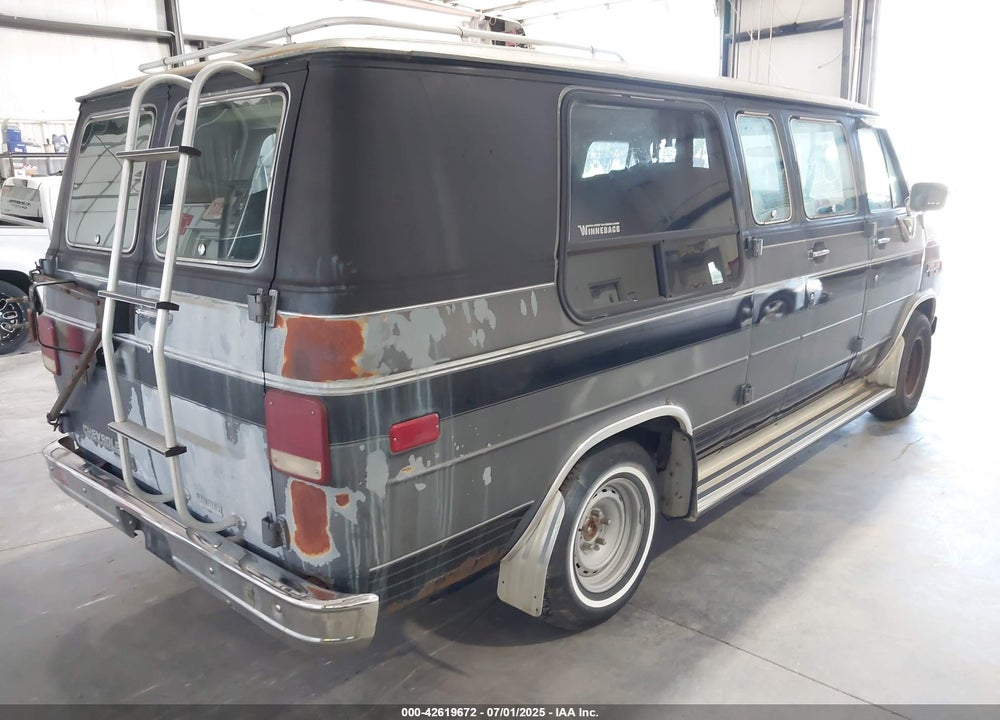 1987 CHEVROLET SPORTVAN / VAN G20 VIN: 1GBEG25K7H7181127