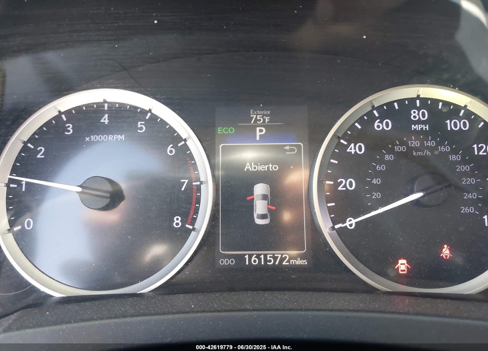 2014 LEXUS IS 250 VIN: JTHBF1D20E5036112