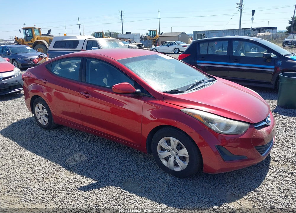 2016 HYUNDAI ELANTRA SE VIN: 5NPDH4AE5GH698985