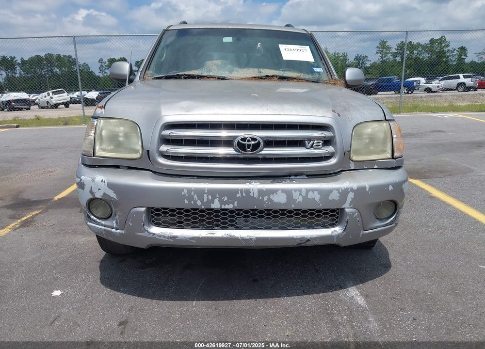 2002 TOYOTA SEQUOIA LIMITED V8 VIN: 5TDZT38A12S113131
