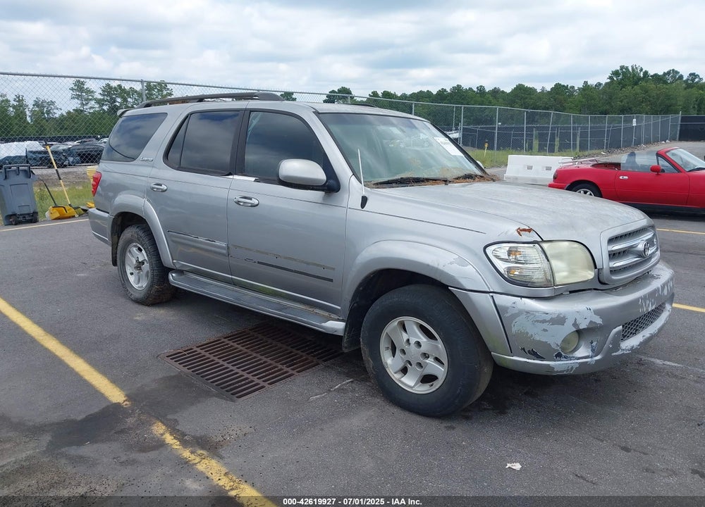 2002 TOYOTA SEQUOIA LIMITED V8 VIN: 5TDZT38A12S113131