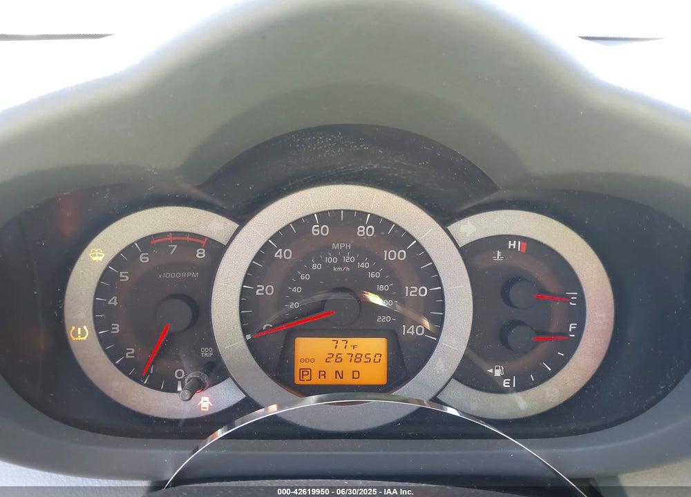 2010 TOYOTA RAV4 VIN: 2T3ZF4DV1AW032620