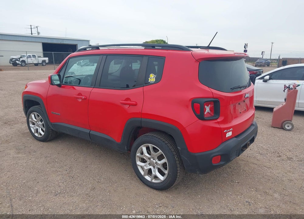 2016 JEEP RENEGADE LATITUDE VIN: ZACCJBBT5GPD63282