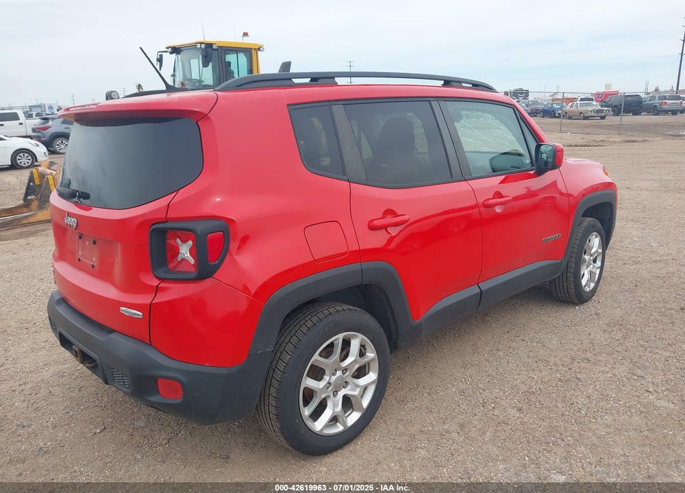 2016 JEEP RENEGADE LATITUDE VIN: ZACCJBBT5GPD63282