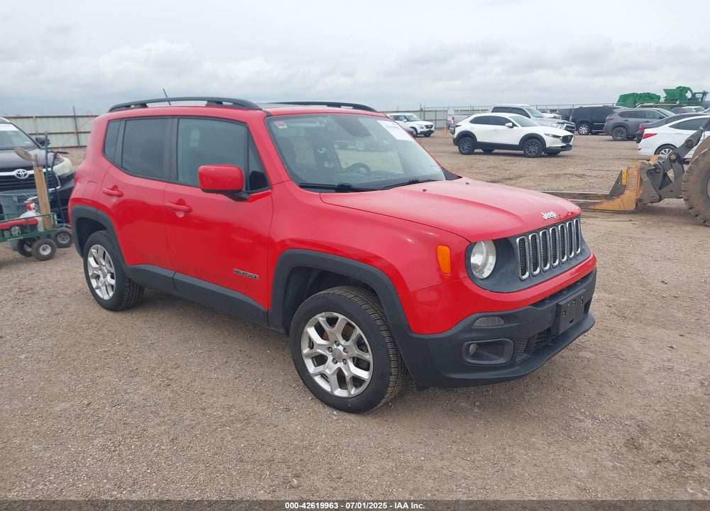 2016 JEEP RENEGADE LATITUDE VIN: ZACCJBBT5GPD63282