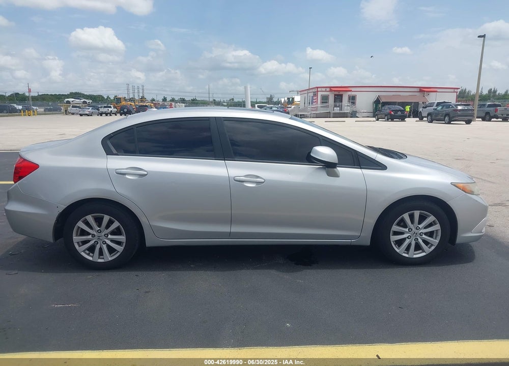 2012 HONDA CIVIC EX VIN: 19XFB2F88CE021493