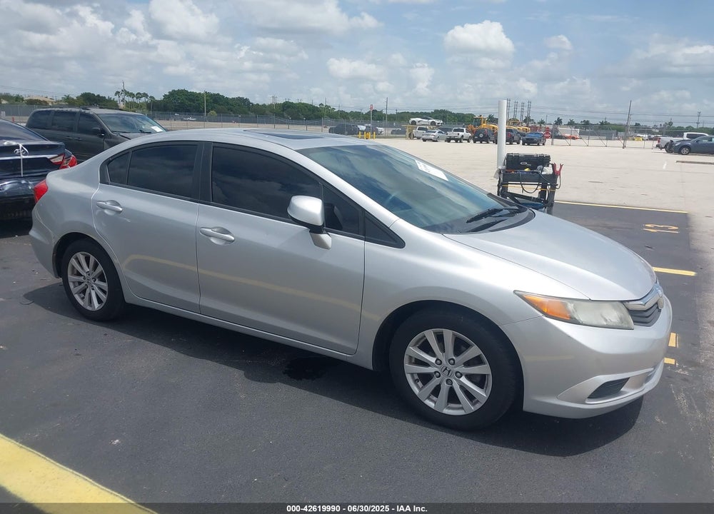 2012 HONDA CIVIC EX VIN: 19XFB2F88CE021493