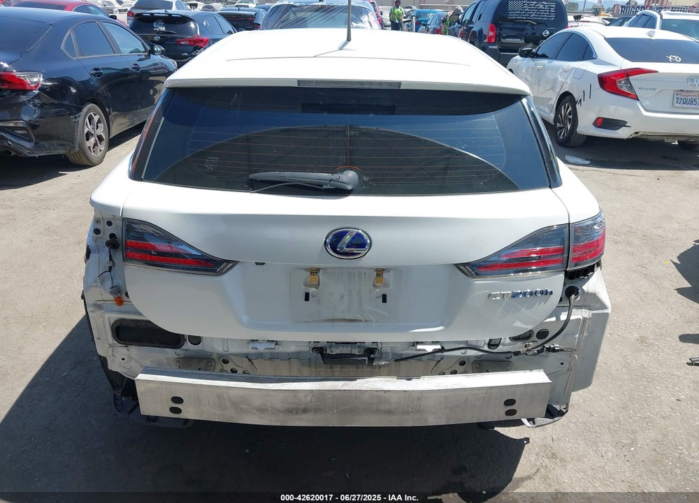 2011 LEXUS CT200H VIN: JTHKD5BH6B2032714