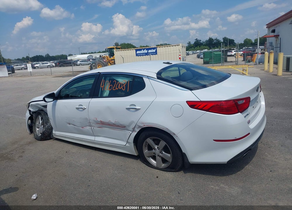 2015 KIA OPTIMA VIN: KNAGM4A70F5592644