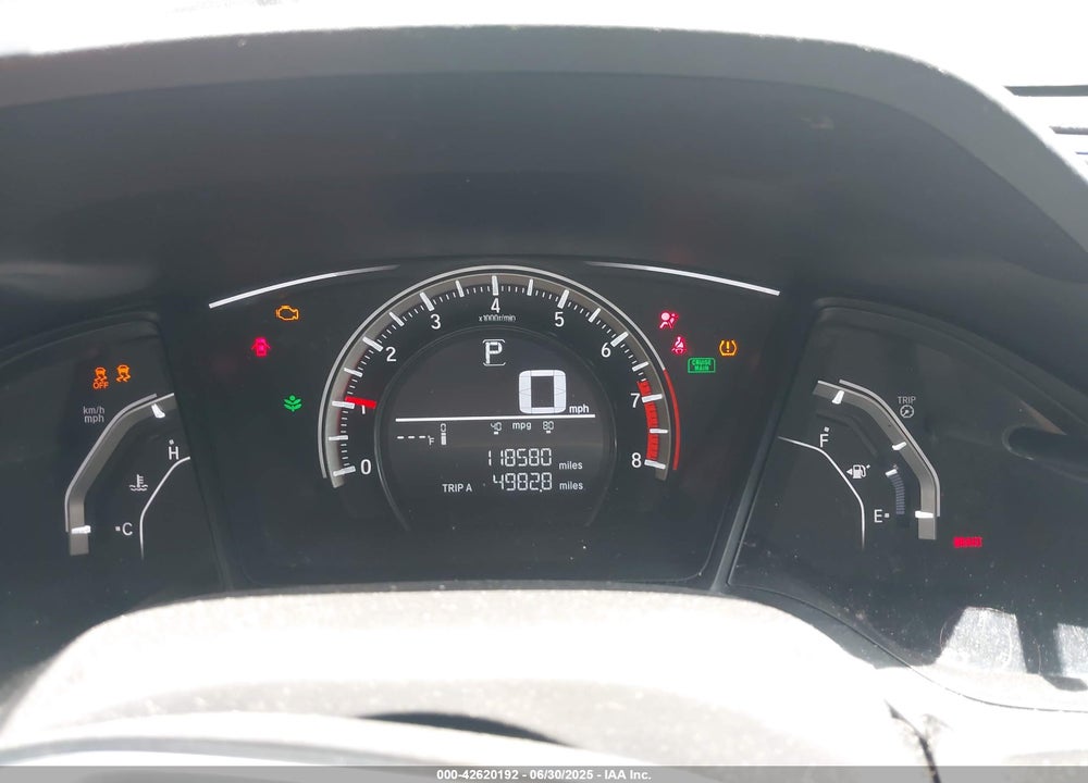 2016 HONDA CIVIC VIN: 19XFC2F5XGE026431