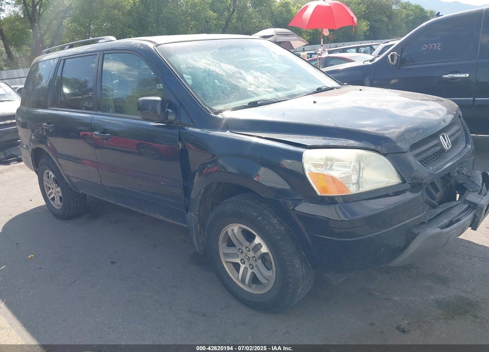 2004 HONDA PILOT EX-L VIN: 2HKYF18544H568574