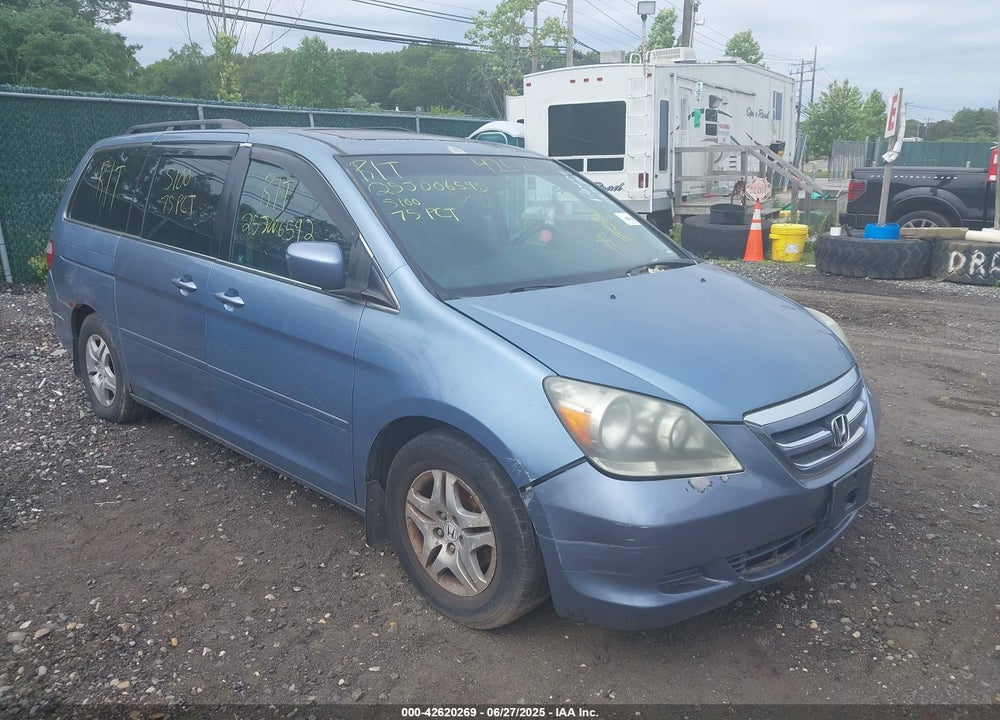 2007 HONDA ODYSSEY EX-L VIN: 5FNRL38767B130555