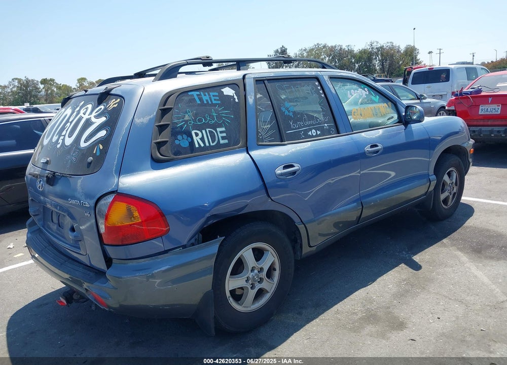 2003 HYUNDAI SANTA FE GLS/LX VIN: KM8SC13D23U344409